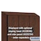 Salsbury Industries 2 Tier Designer Locker, 54"Wx76"Hx18"D, 6 Door, Mahogany 18-22368MAH - alternate 8